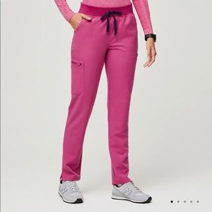 High waisted electric orchid figs scrub pants!